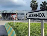 Entrada a Acerinox.