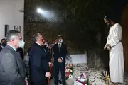 Landaluce entrega el bast&oacute;n de mando al Medinaceli.