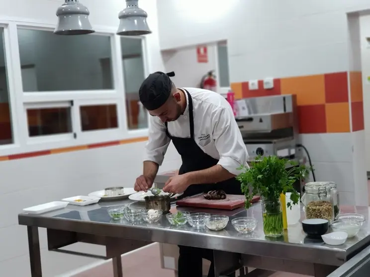 blaue,cocinero