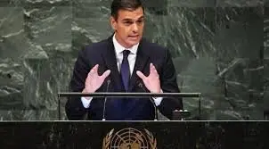 Pedro S&aacute;nchez en la ONU