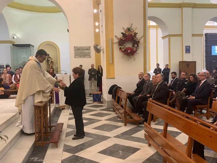 Un momento de la misa.