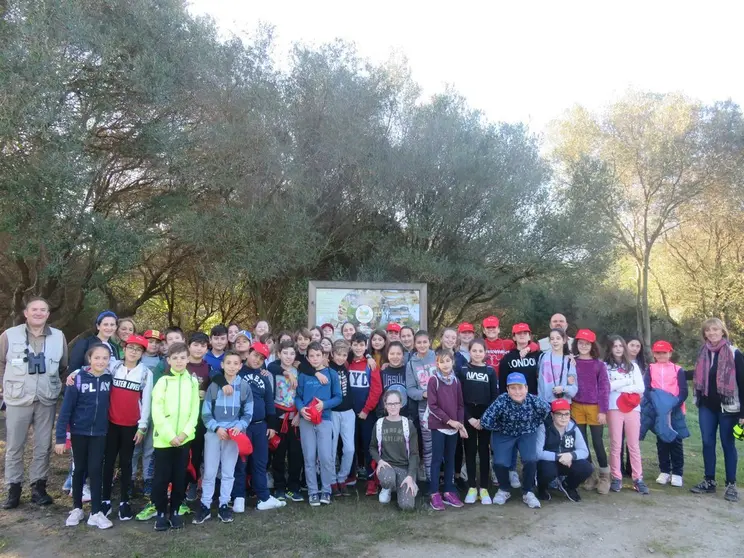 Participantes de las jornadas del D&iacute;a de la Humedales en Madrevieja