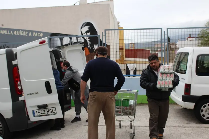 Colecta de alimentos.