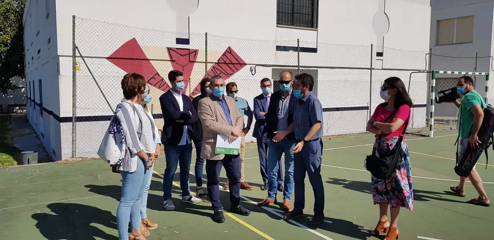 Visita en IES Sierra Luna de Los Barrios.