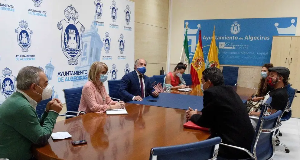 Un momento de la reuni&oacute;n.