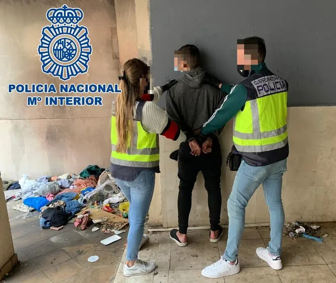 Momento de la detenci&oacute;n.
