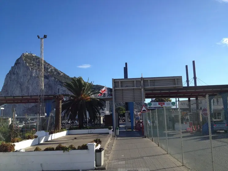 Frontera con Gibraltar, en imagen de archivo.