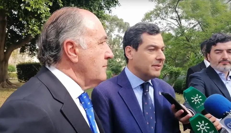 juanma moreno en visita anterior a algeciras