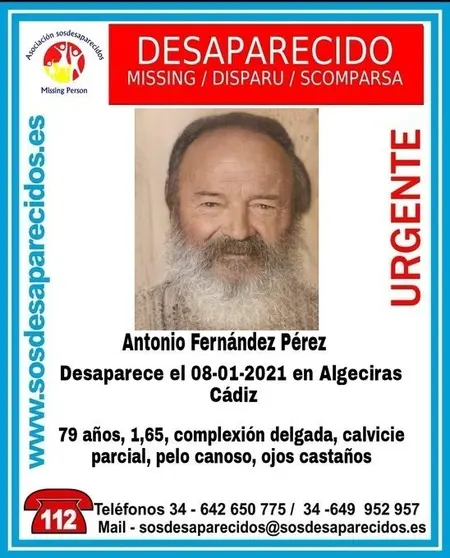 Cartel del desaparecido.