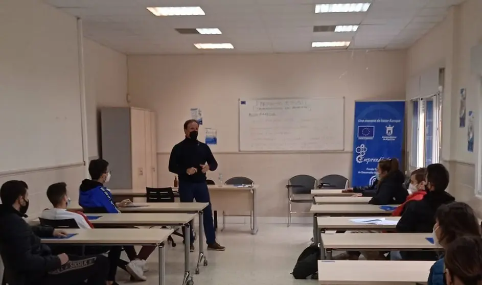 Un momento del taller.
