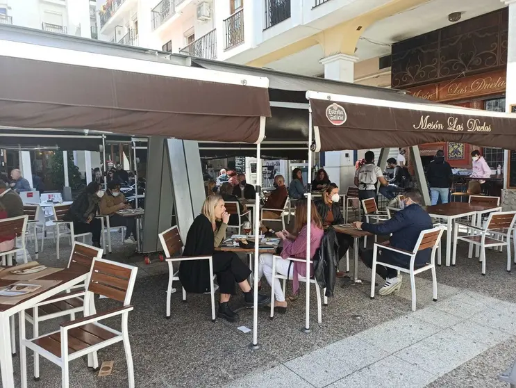 terraza en Algeciras.