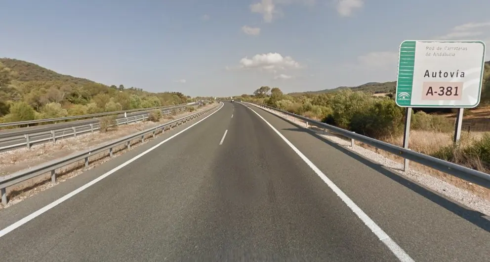 A-381 a su llegada a Los Barrios