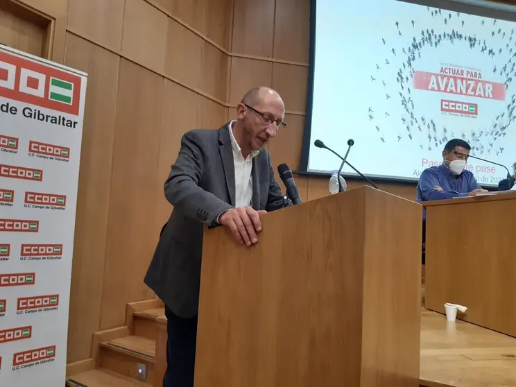 Manuel Triano, durante el Congreso.