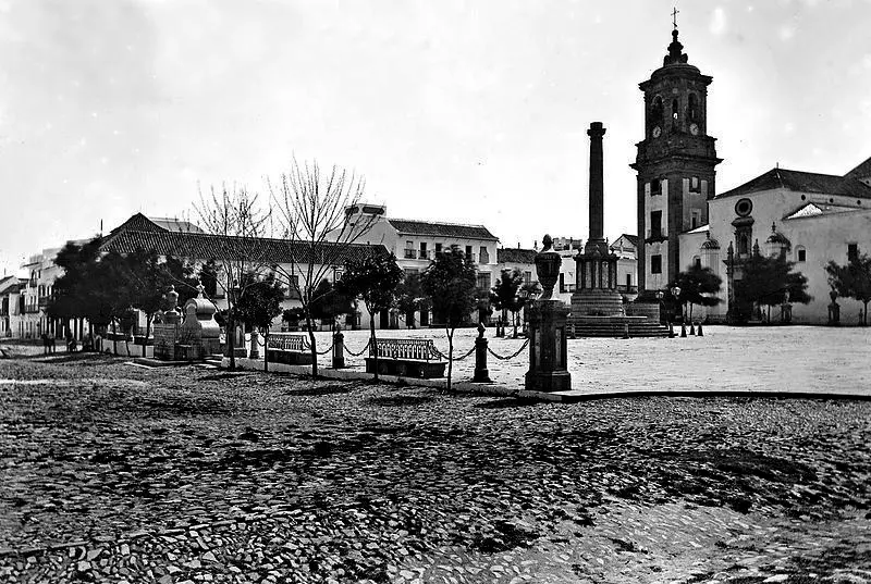 Imagen de la plaza Alta de 1870 de George Washington Wilson