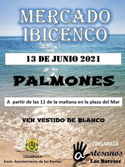 Cartel Mercado Ibicenco en Palmones.