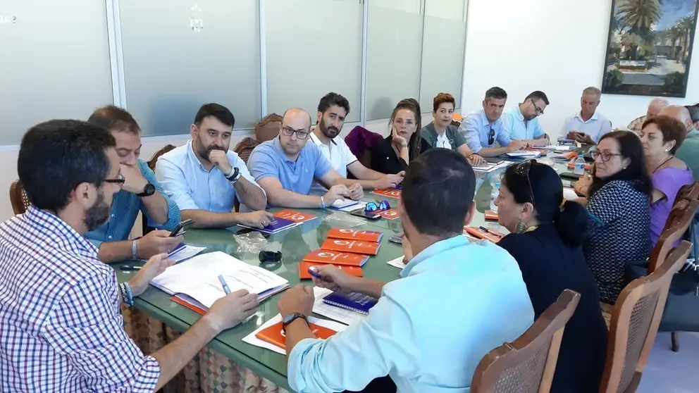 Reuni&oacute;n del equipo de gobierno.
