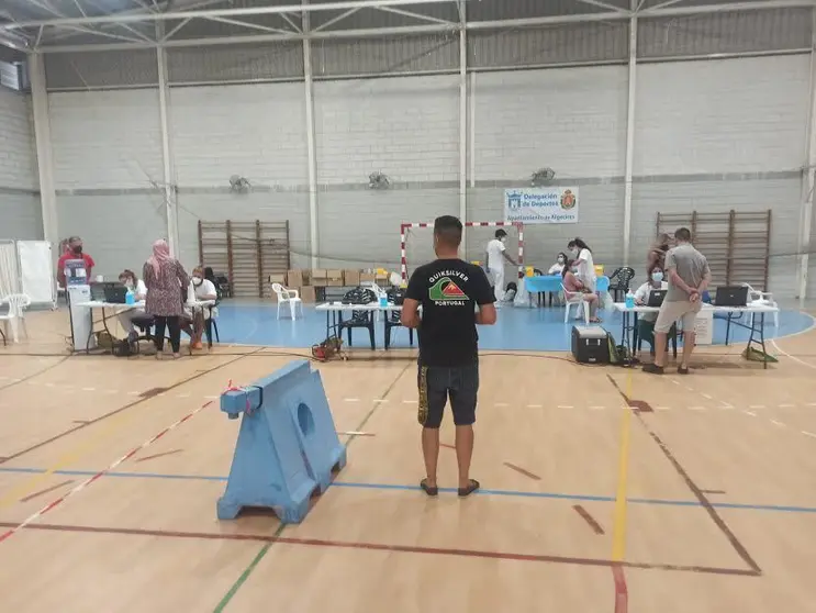 Vacunaci&oacute;n en Algeciras.