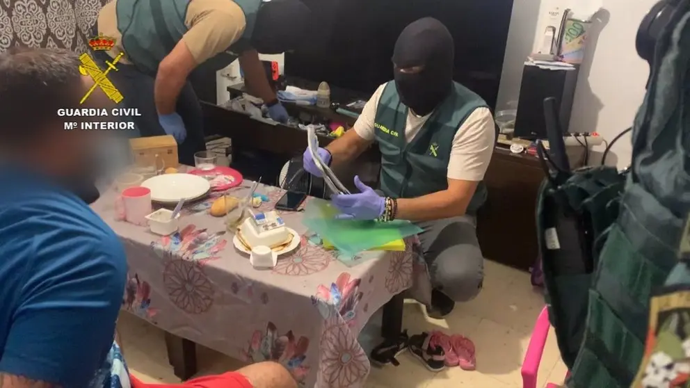 Un momento de la operaci&oacute;n.