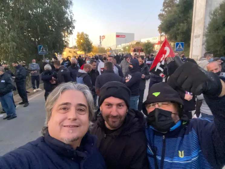 GRIMALDI EN PIQUETE INFORMATIVO
