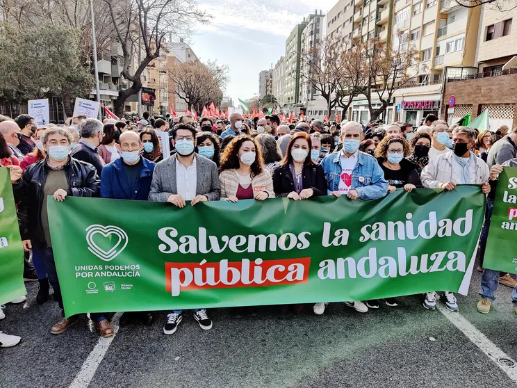 UP en la manifestaci&oacute;n de C&aacute;diz