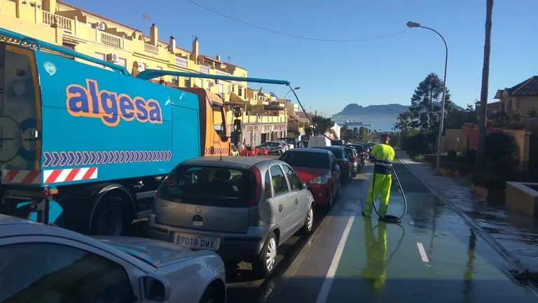 limpieza de choque San Garc&iacute;a