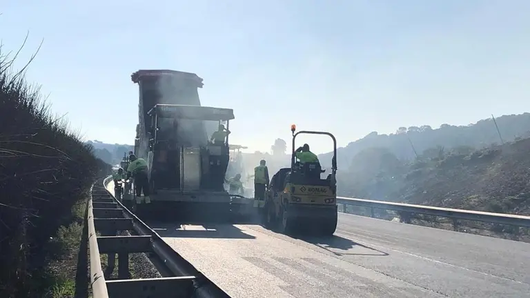 arreglo de la carretera