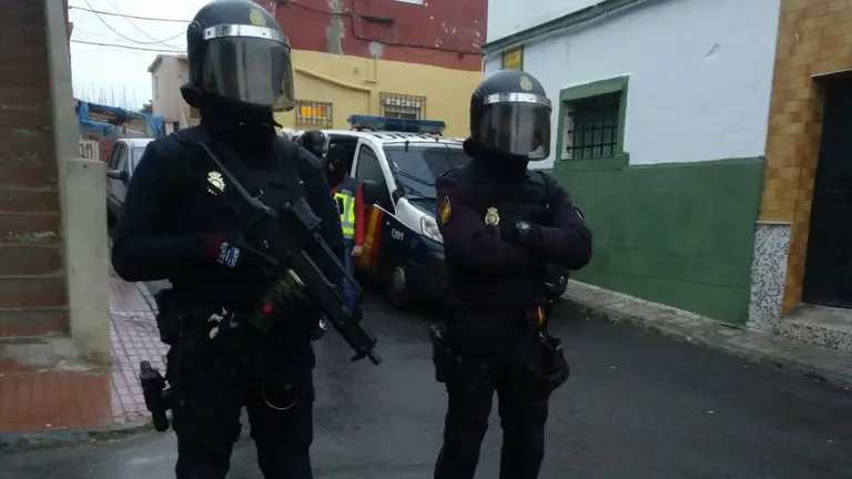 redada de la polic&iacute;a nacional