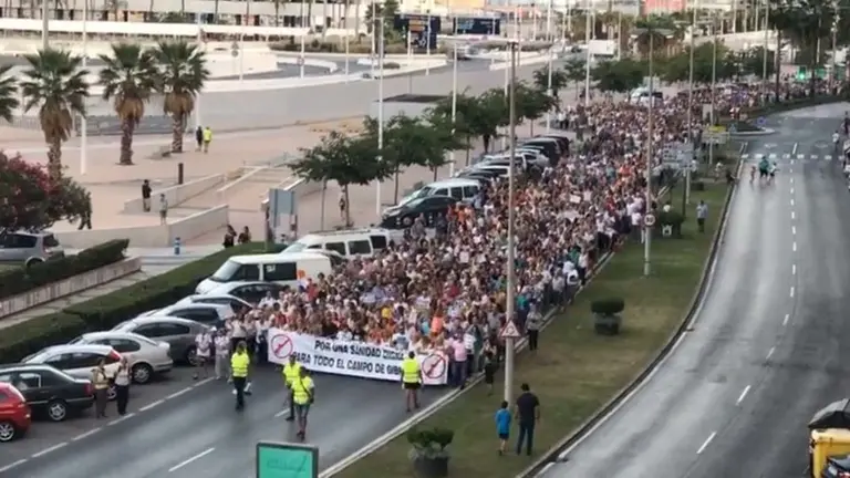 manifestaci&oacute;n sanidad