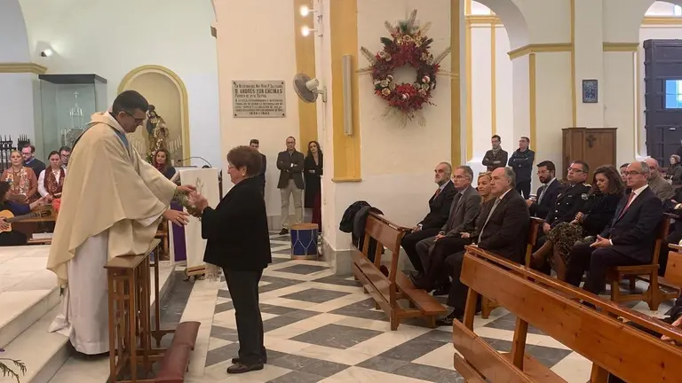 Un momento de la misa.