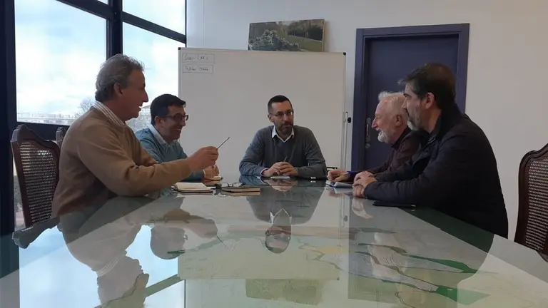 Reuni&oacute;n de la junta de portavoces.