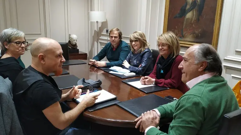 Un momento del encuentro.