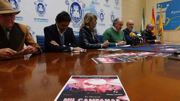 Un momento de la rueda de prensa.