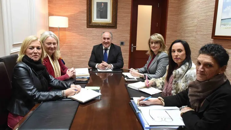 Un momento de la reuni&oacute;n.