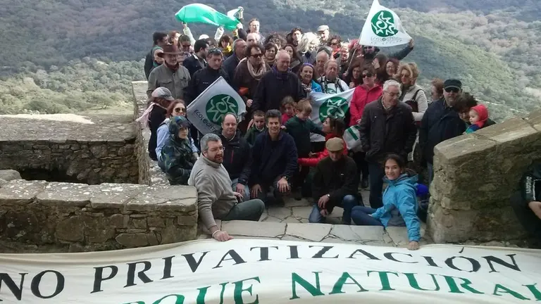 Ecologistas, en una de sus protestas.