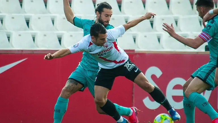 Un momento del partido.