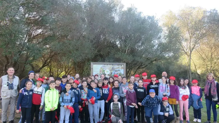 Participantes de las jornadas del D&iacute;a de la Humedales en Madrevieja