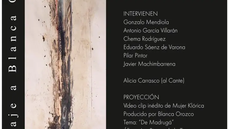 Cartel de la actividad.