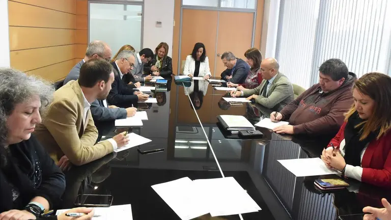 Reuni&oacute;n de la Gerencia.