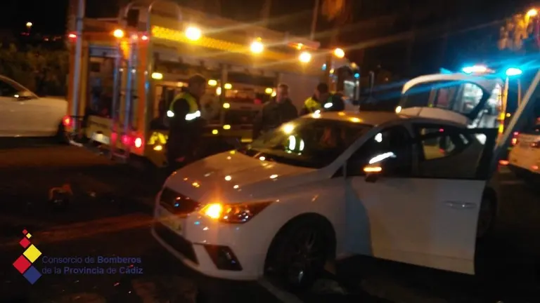 Accidente en la A7.