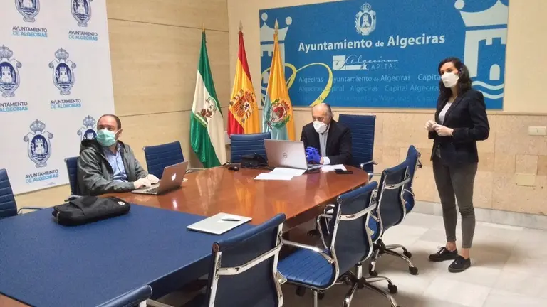 Un momento de la reuni&oacute;n.