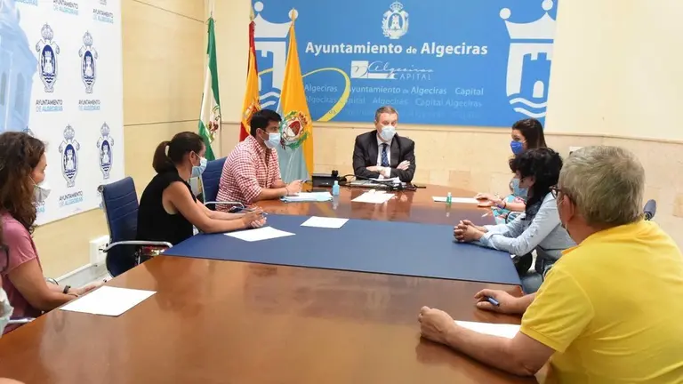 Un momento de la reuni&oacute;n.