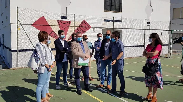 Visita en IES Sierra Luna de Los Barrios.