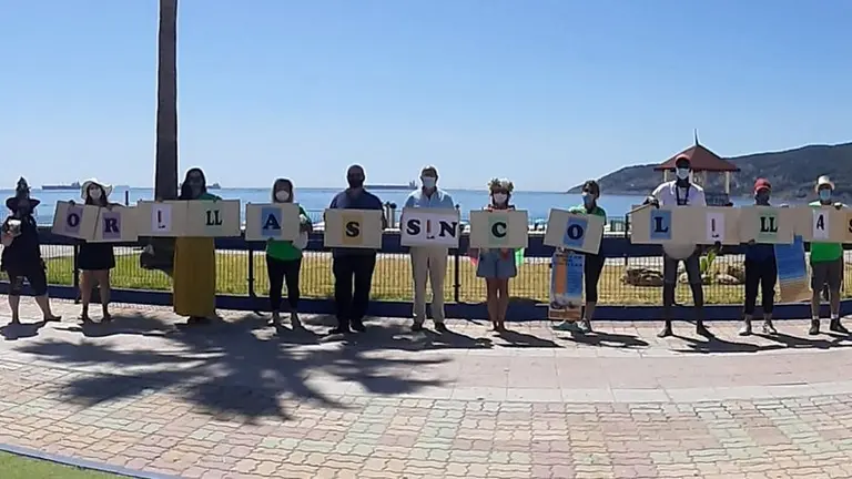Voluntarios en la campa&ntilde;a.