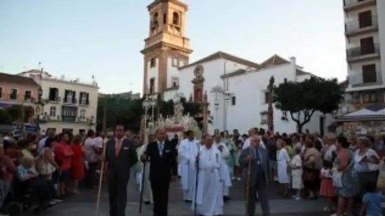 Procesi&oacute;n de la Virgen de la Palma.