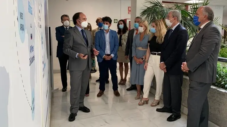 Un instante del acto.