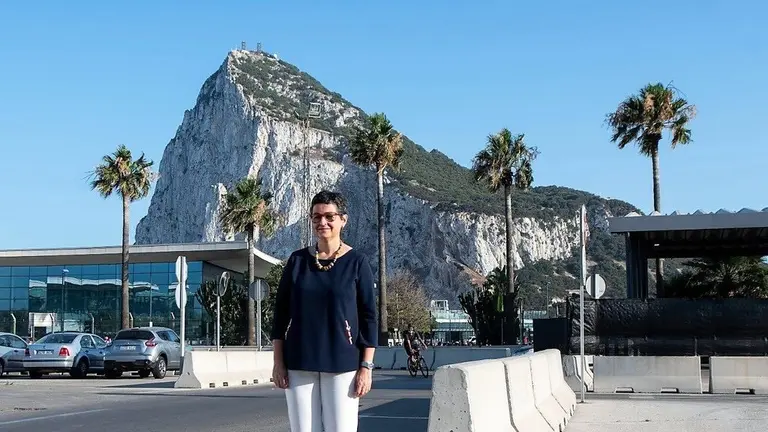 Laya frente a Gibraltar.