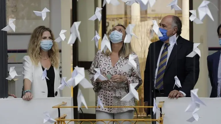 Carazo, en su visita a Algeciras.