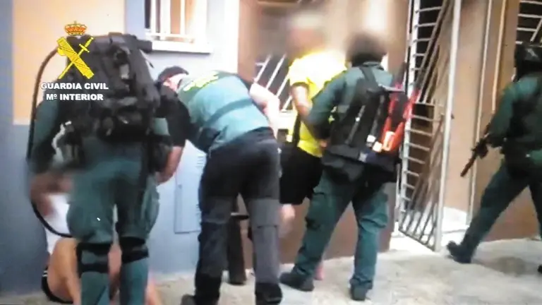 Imagen de detenciones en la operaci&oacute;n contra el Clan de los Casta&ntilde;as.