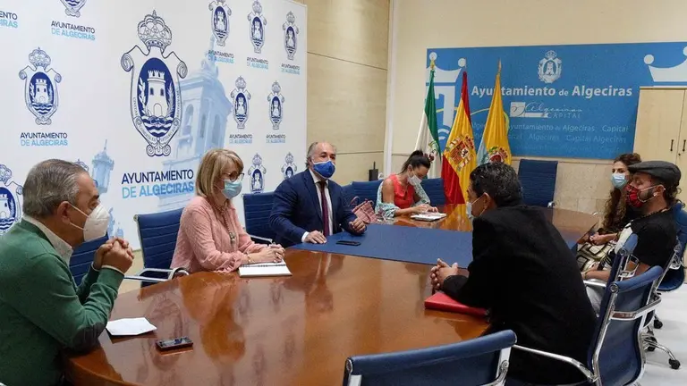 Un momento de la reuni&oacute;n.