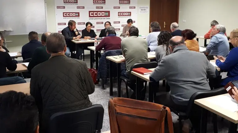 Miembros de CCOO, en imagen de archivo.